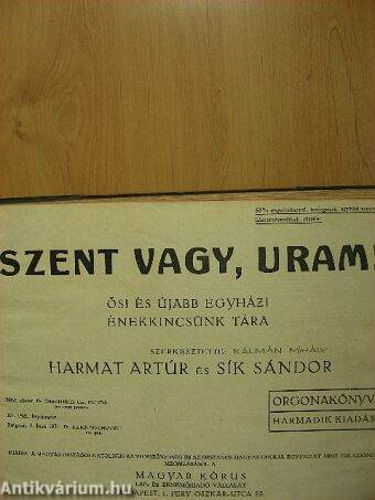 Szent vagy, Uram!