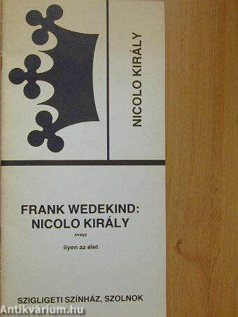 Frank Wedekind: Nicolo király
