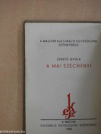 A mai Széchenyi