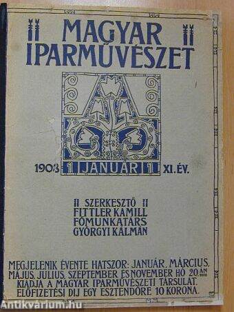 Magyar Iparművészet 1908. január