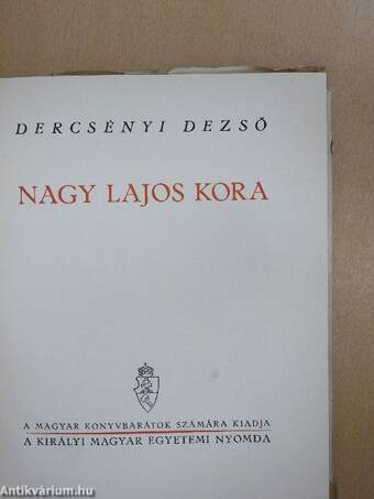 Nagy Lajos kora