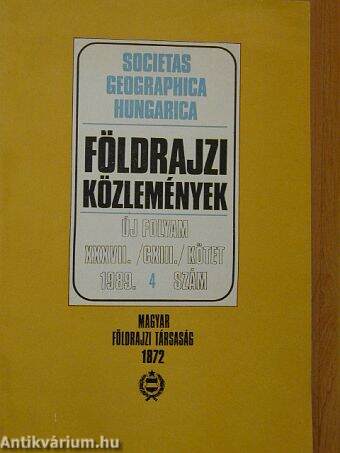 Földrajzi Közlemények 1989/4.