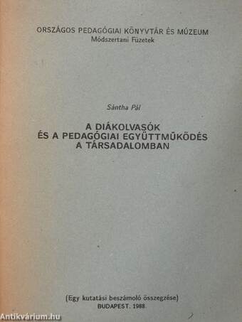 A diákolvasók és a pedagógiai együttműködés a társadalomban