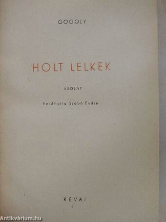 Holt lelkek