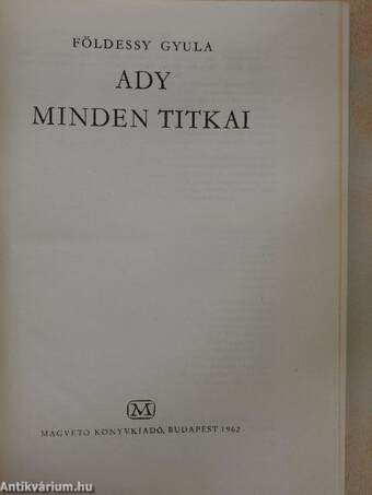 Ady minden titkai