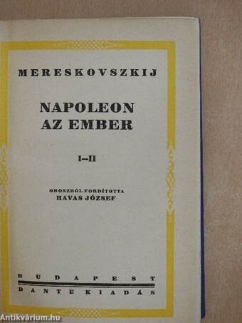 Napoleon az ember I-II.