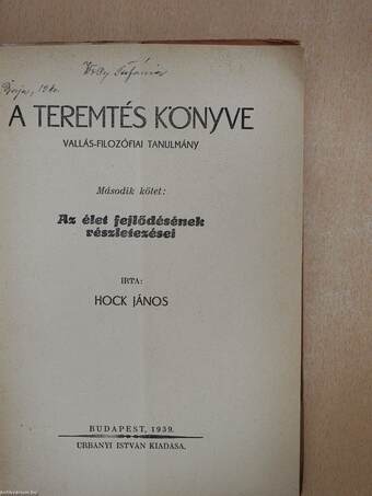 A teremtés könyve II.