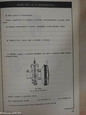 Munkafüzet "B" fokozatú gépjárműbarát szakkörök tanulói számára