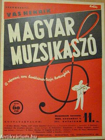 Magyar muzsikaszó 1934. november 1.