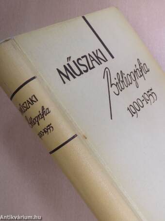 Műszaki bibliográfia 1900-1955