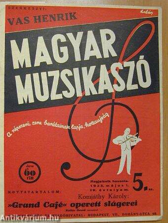 Magyar muzsikaszó 1935. május 1.