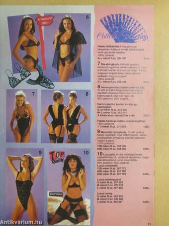 Sexy Dessous International '94-'95 őszi-tavaszi katalógus