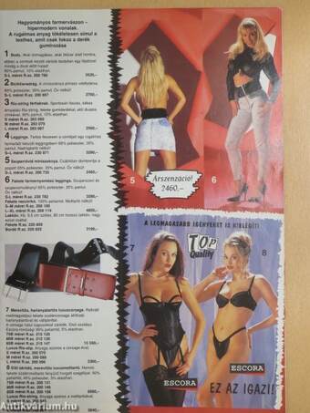 Sexy Dessous International '94-'95 őszi-tavaszi katalógus