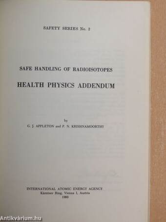 Safe Handling of Radioisotopes