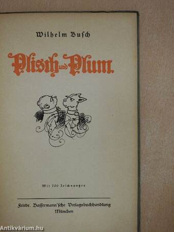 Plisch und Plum (gótbetűs)