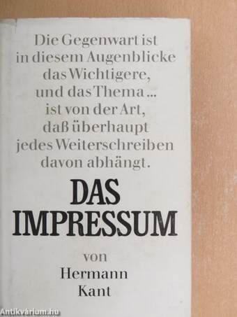 Das Impressum