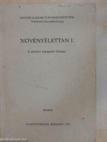 Növényélettan I.