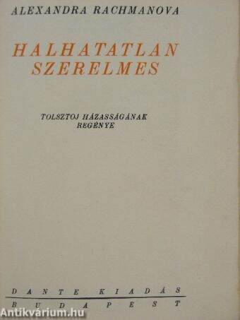 Halhatatlan szerelmes