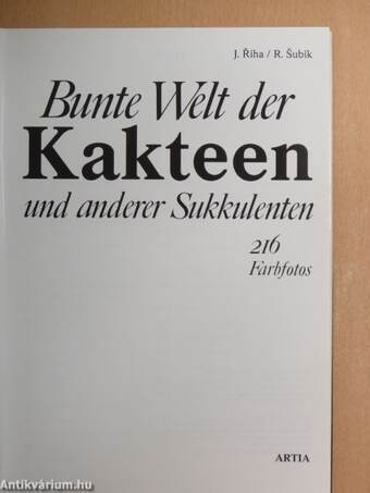 Bunte Welt der Kakteen und anderer Sukkulenten