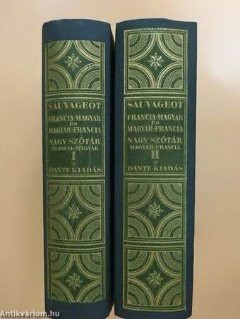 Francia-magyar és magyar-francia nagy kéziszótár I-II.