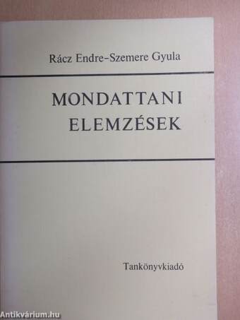 Mondattani elemzések