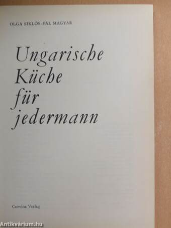 Ungarische Küche für jedermann