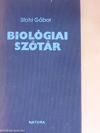 Biológiai szótár