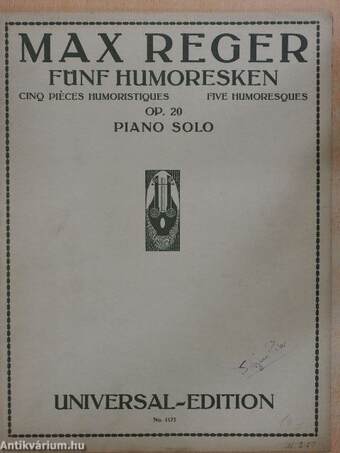 Fünf Humoresken (Solymos Péter könyvtárából)