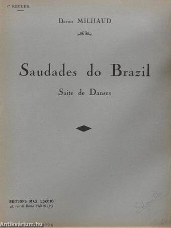 Saudades do Brazil 1. (Solymos Péter könyvtárából)