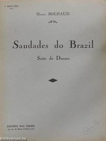 Saudades do Brazil 2. (Solymos Péter könyvtárából)