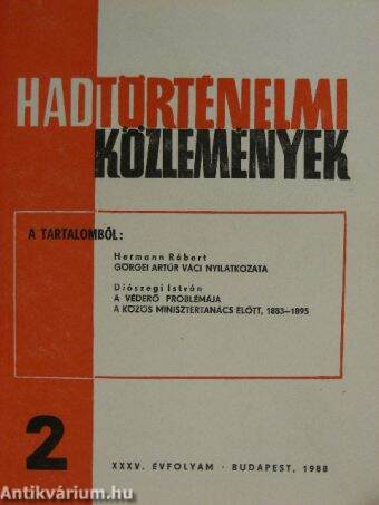 Hadtörténelmi Közlemények 1988/2.