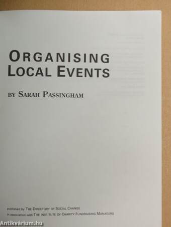 Organising Local Events