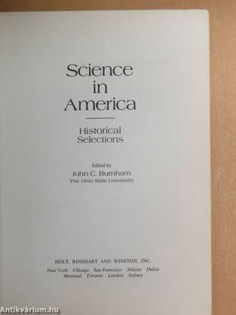 Science in America