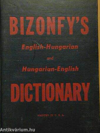 English-Hungarian and Hungarian-English Dictionary