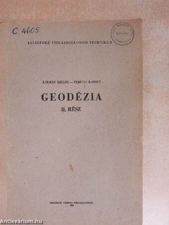 Geodézia II.