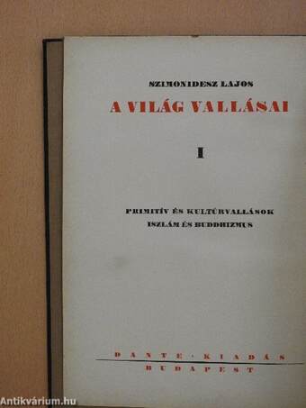 Primitív és kultúrvallások, iszlám és buddhizmus