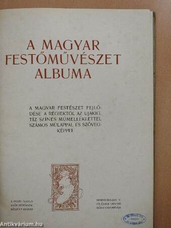 A magyar festőművészet albuma