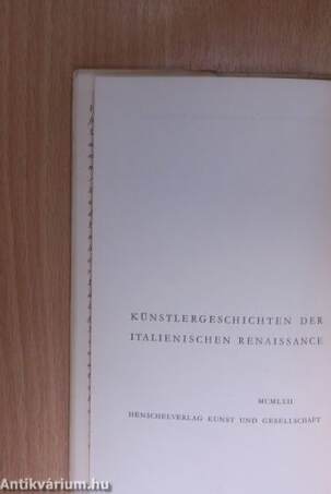 Künstlergeschichten der Italienischen Renaissance