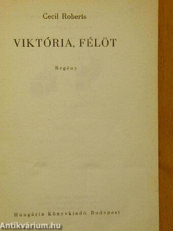 Viktória, félöt