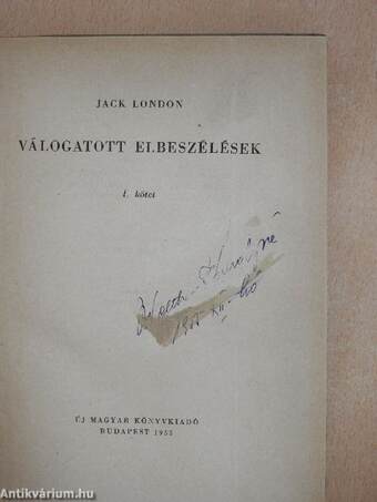 Válogatott elbeszélések I-II. 