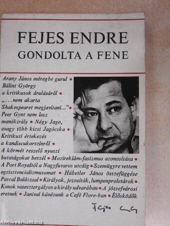 Gondolta a fene