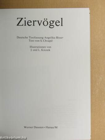 Ziervögel