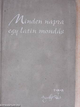 Minden napra egy latin mondás