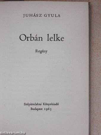 Orbán lelke