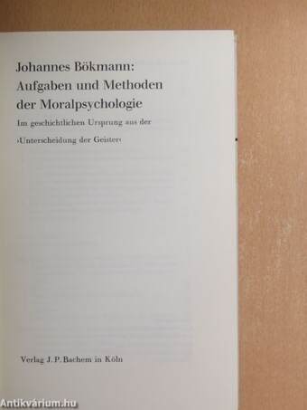 Aufgaben und Methoden der Moralpsychologie