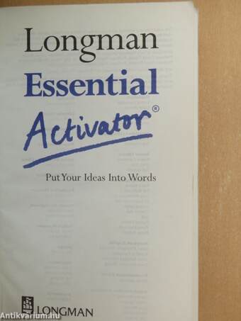 Longman Essential Activator