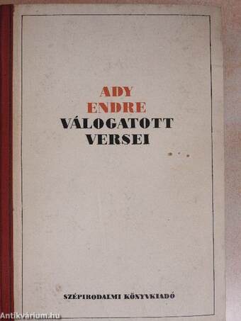 Ady Endre válogatott versei