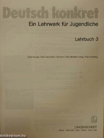 Deutsch konkret - Lehrbuch 3.