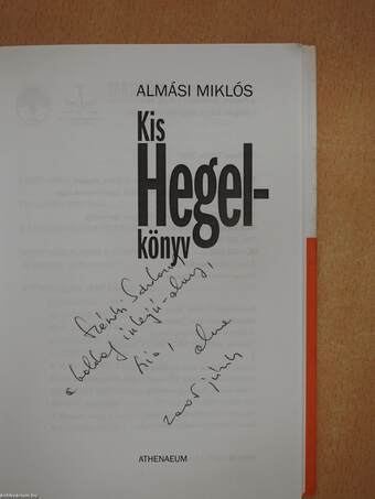 Kis Hegel-könyv (dedikált példány)