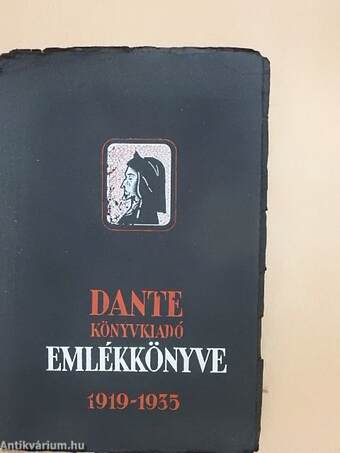 Dante Könyvkiadó Emlékkönyve 1919-1935